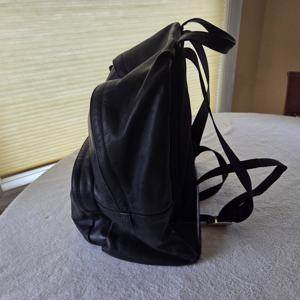 Prada Calfskin Leather Backpack Black - Picture 4 of 13